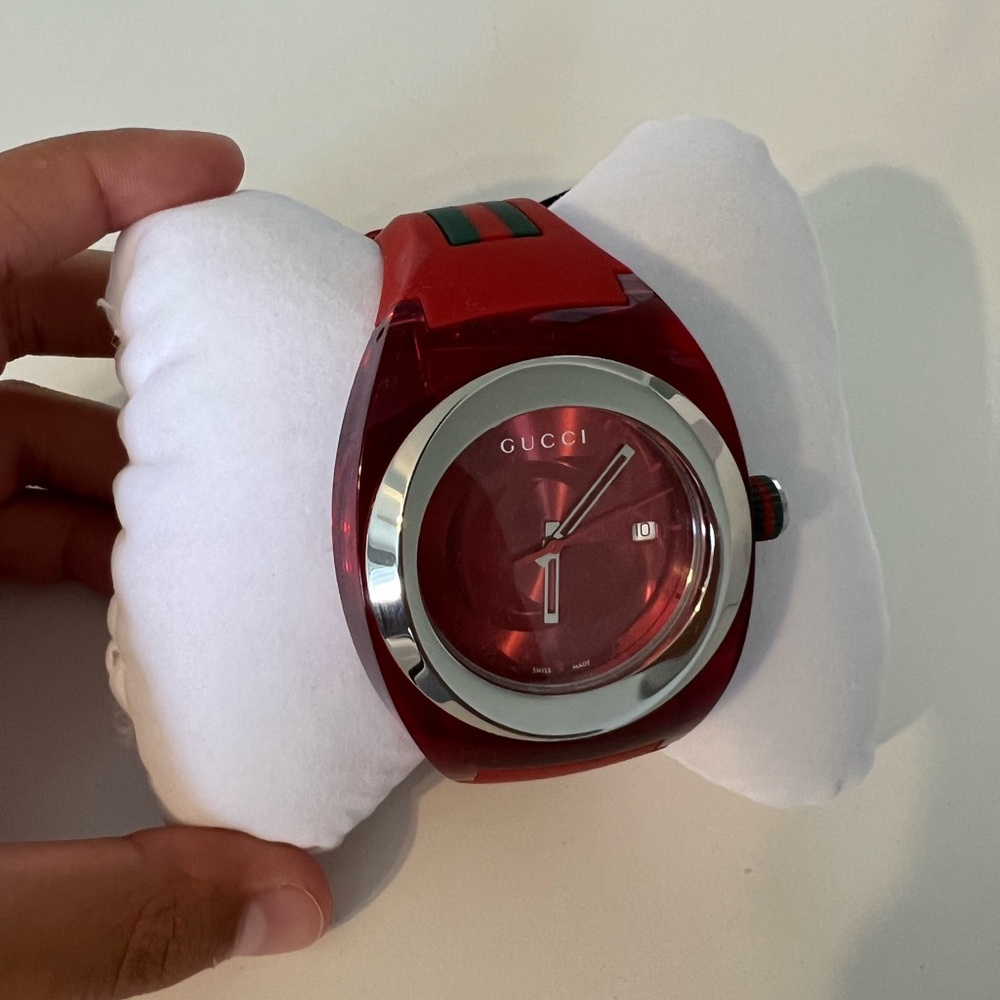 Gucci Sync Stainless Steel & Rubber-Strap Watch